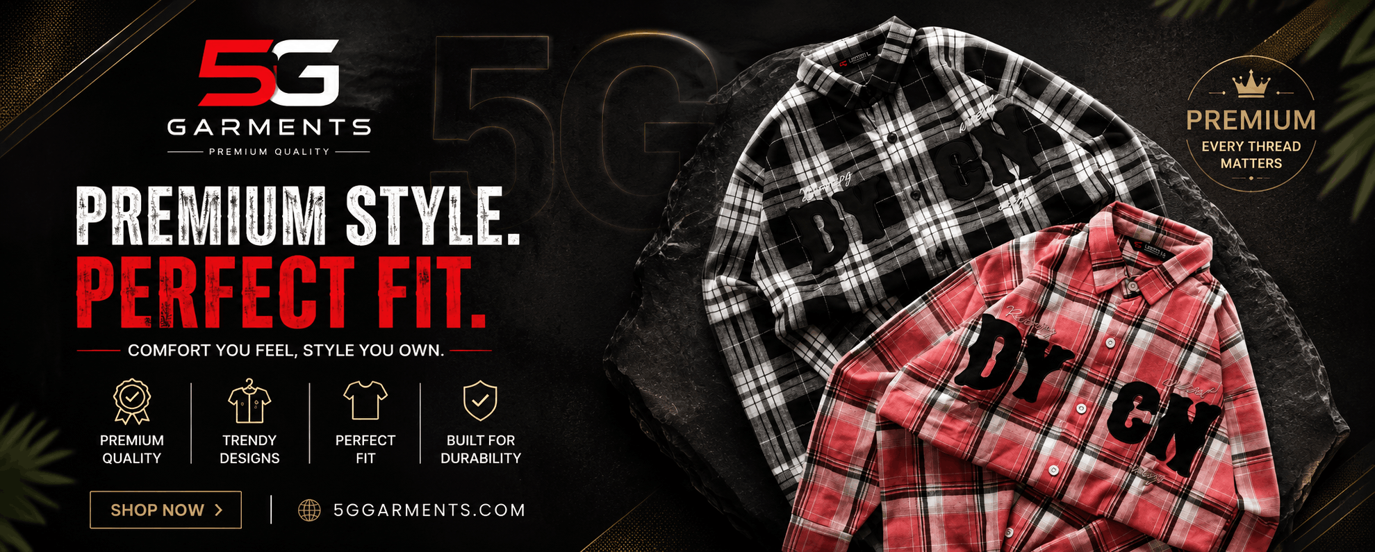 5G Garments Banner3
